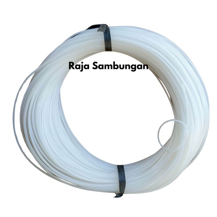 YiY- GROSIR PER ROLL Selang Mikro 2.8 mm Putih Kecil Hose Rotan Piping Pandepun List Pinggir