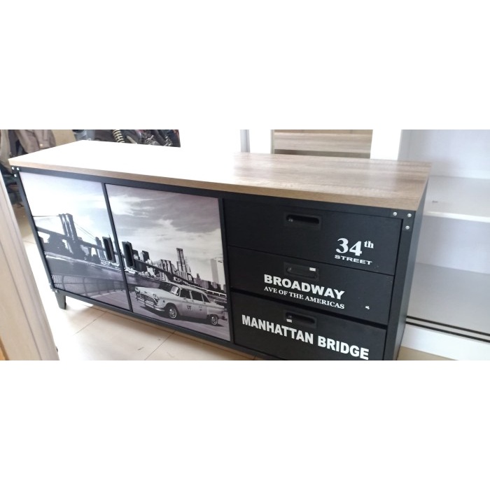 Drawer Manhattan artistic meja dan lemari serbaguna BANDUNG