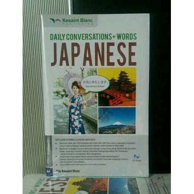

Buku Belajar Bahasa Jepang Daily Conversations Word Japanese &Cd Audio