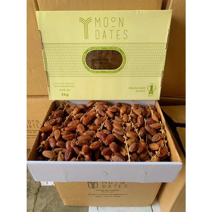 

Kurma Tunisia Tangkai 5kg Panen Terbaru Kurma Bertangkai