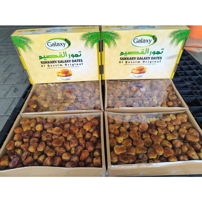 

Kurma Sukari Galaxy 3kg Premium Grade A Paket Keluarga pembelian 2 dus