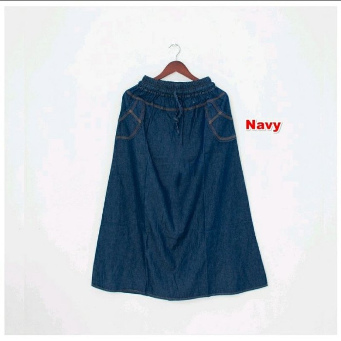 Promo Rok A Jeans Wanita Rok Jeans Wanita Panjang Model A All Size
