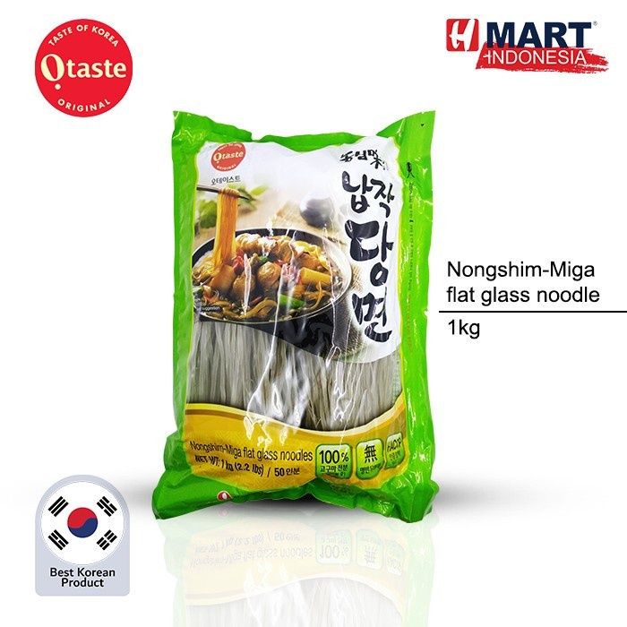 

HOT SALE! Nongshim-Miga flat glass noodle - Soun Korea untuk Japchae 1kg