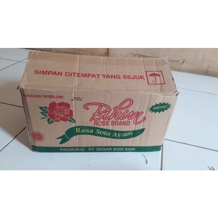 

Rose Brand Bihun Instan Soto Ayam 55gr isi 40 bks/dus