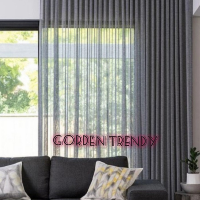 ADT- Vitrase gorden polos/Puring gorden minimalis/Daleman gorden