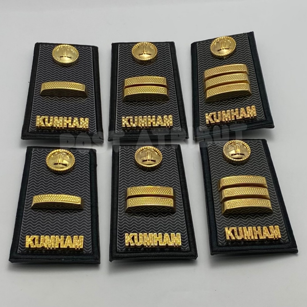 Pangkat PDH KUMHAM Golongan 3A-4C PDH Logam akrilik Terbaru / Pangkat KUMHAM TERBARU / Pangkat