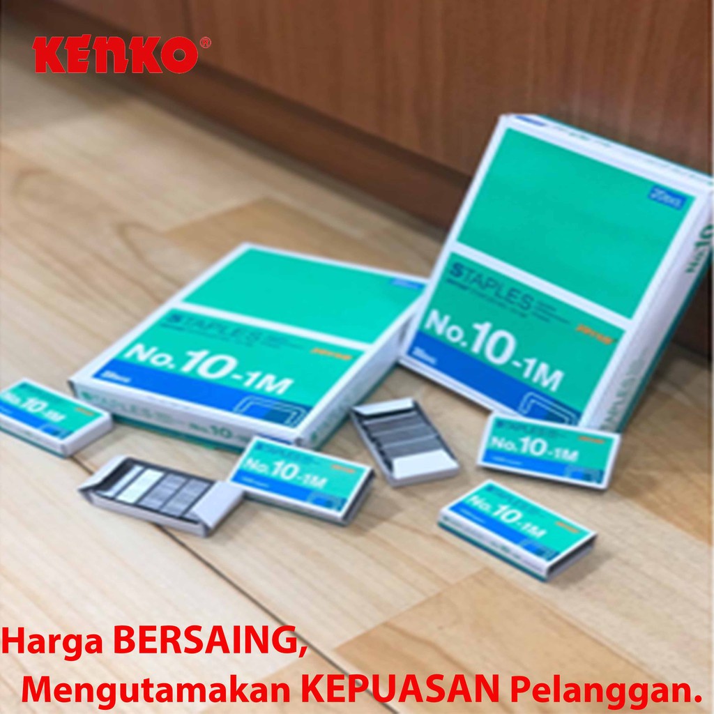 

iK! Isi Staples Kenko No. 10 per Box Isi 20 pak Kecil / Refill Stapler no 10 / isi Stepler Kecil /