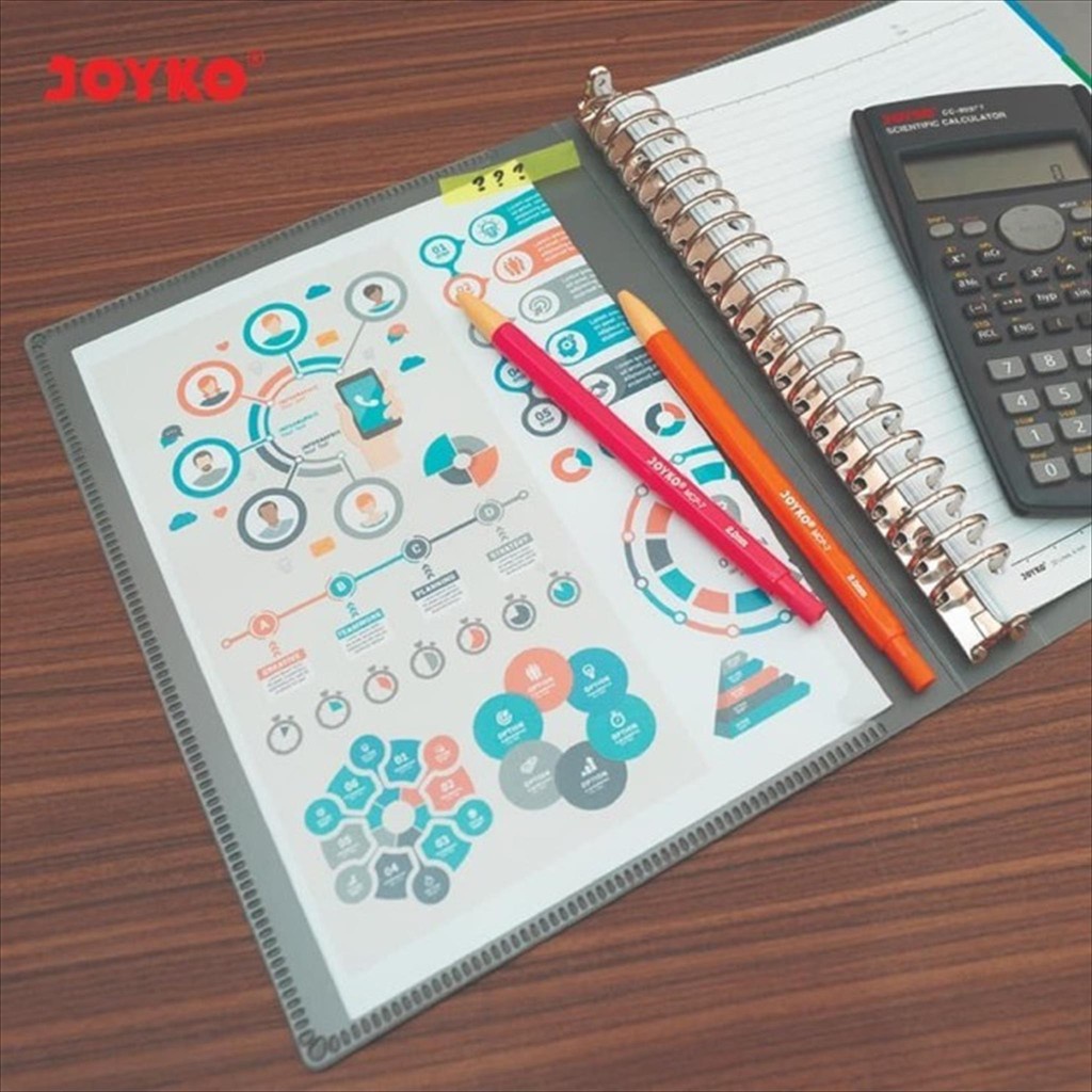 

IK! NA JOYKO Binder Note A5 Polos / Buku Binder Joyko Polos
