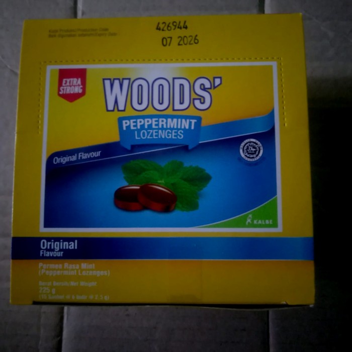 

Terbaru Permen Woods Original 1 Box Ready