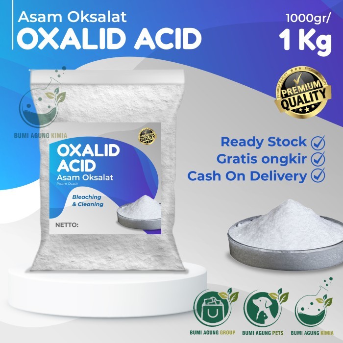 

Ready Oxalic Acid 1 Kg 1Kg Asam Oksalat / Asam Oxalat Osasir Kualitas Top