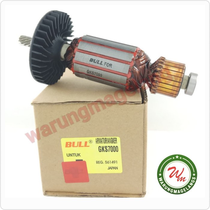 TERSEDIA ARMATURE BULL FOR GKS 7000 BOSCH - ROTOR bull GKS 7000 ANGKER GKS 7000