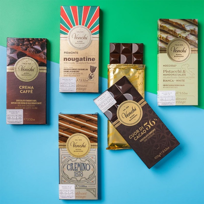 Diskon Venchi Chocolate Bar - Coklat Bar - Cokelat Batang Ready