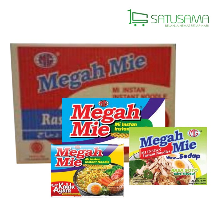 

Ready Megah Mie 1 Karton Isi 40 Bungkus