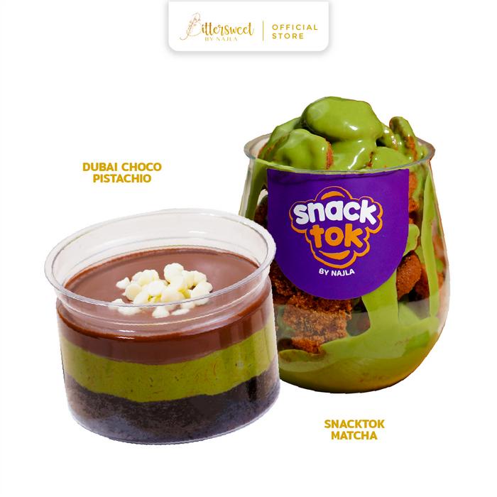 

Terbaru [ Bittersweet By Najla ] Dubai Choco Milk Pistachio & Snacktok Matcha Ready