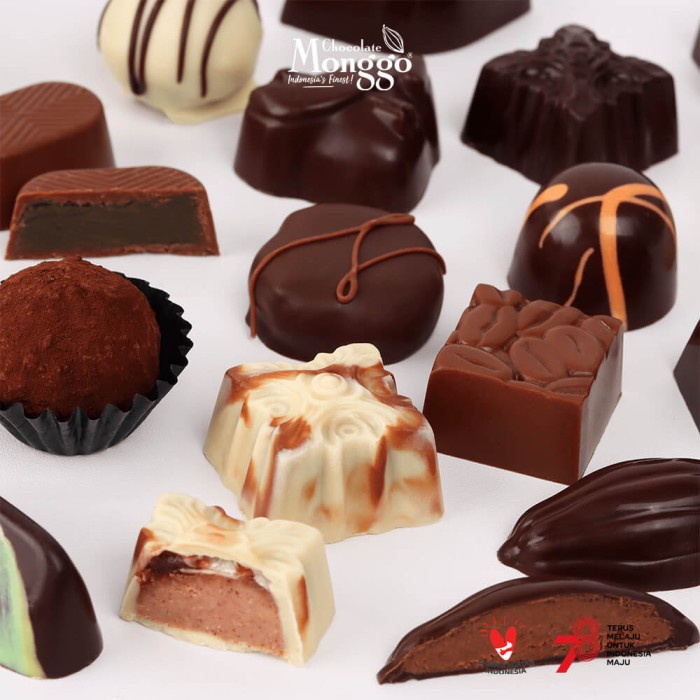 

Terlaris Chocolate Monggo Praline Treasures Gift Kemerdekaan 16Pcs Hut Ri Ready