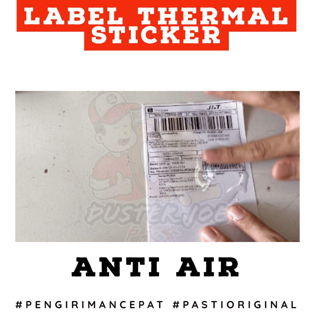 

IK! Sinar Ross Label Kertas Thermal Barcode 100x150 isi 250 LEMBAR PER 1 ROL