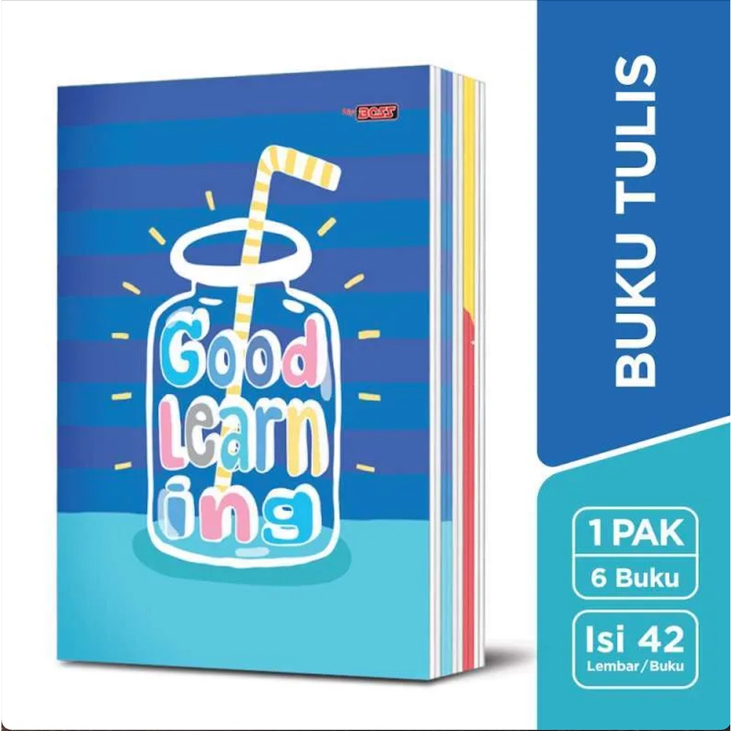 

IK! SIDU B BOSS Sinar Dunia Buku Tulis Bergaris 42 Lembar (1 PAK isi 6 buku)