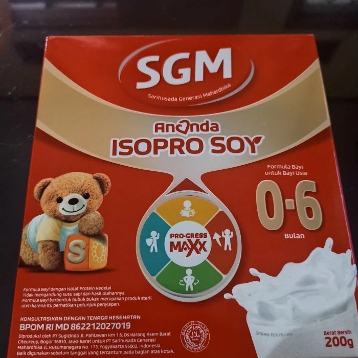Sgm ananda isopro soya 0-6 bulan