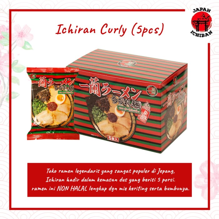 

Ready Ichiran Ramen Curly Noodles Original Jepang (Bestseller Ramen Jepang)