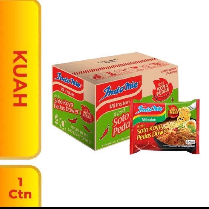 

Ready Indomie Soto Koya Pedas Dower 1 Karton - Makanan Instan - Food, Noodles