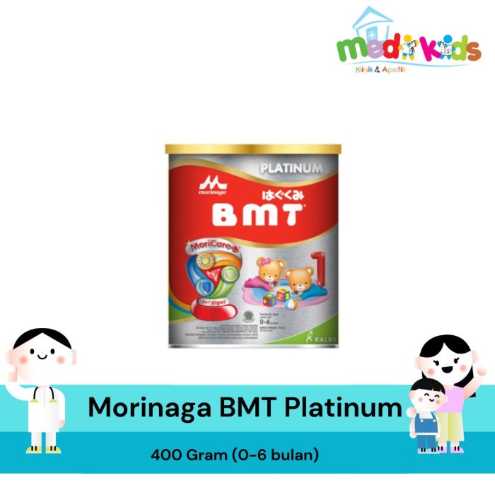 Morinaga BMT Platinum Susu Formula Tin 400 gram 400 g 0 to 6 Bulan
