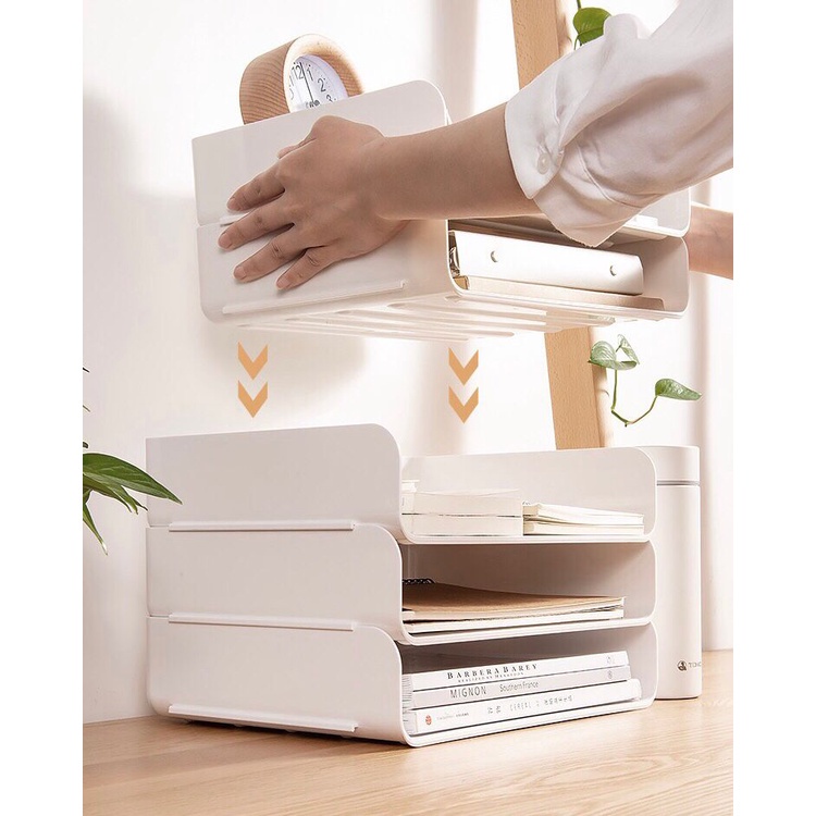 

iK! Tempat Rak Susun Surat Dokumen White