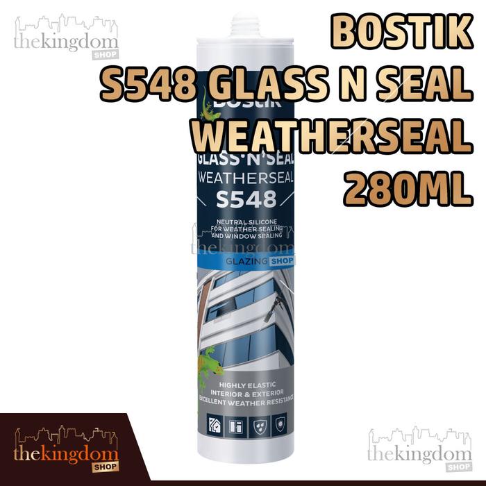 

SALE TERHOTT BOSTIK S548 GLASS N SEAL WEATHERSEAL 280ML SEALANT WINDOW JENDELA READYY