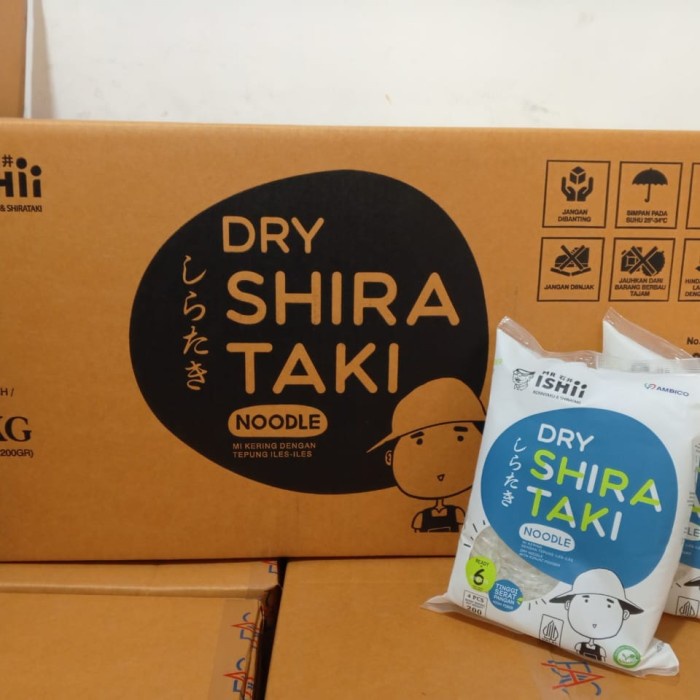 

Ready Dry Shirataki Rendah Kalori / Mie Kering Shirataki