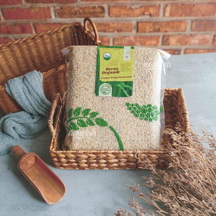 

HJK Lingkar Organik, Beras Coklat Organik (Organic Brown Rice) 2 kg