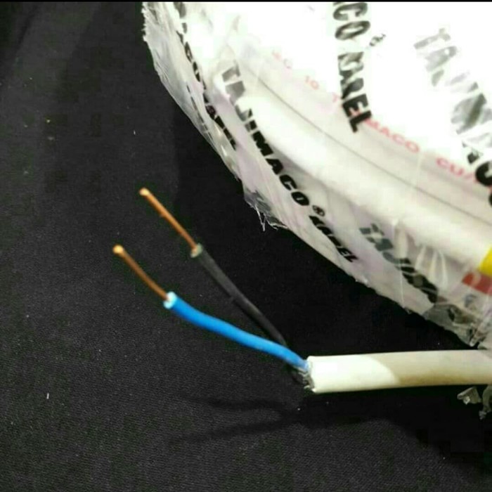 KABEL LISTRIK TEMBAGA MURNI NYM 2x1,5 TAJIMACO