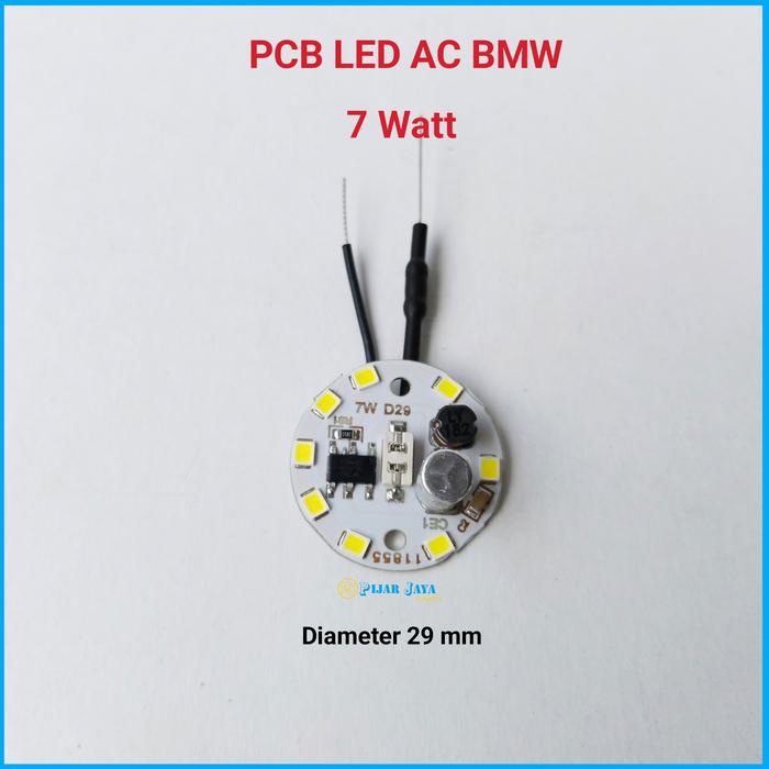 FREE ONGKIR PCB Led AC 7 Watt Leher Kecil Mesin Lampu LED 7W Modul LED DOB