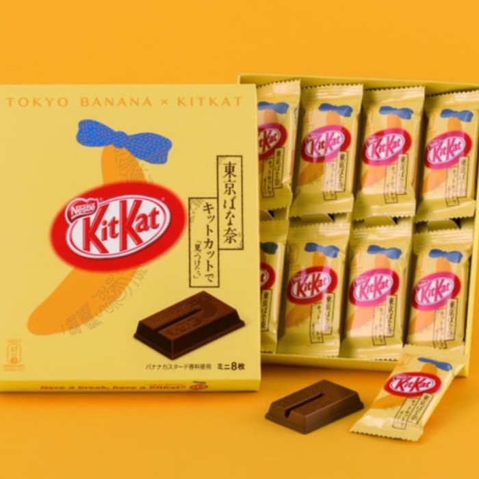 

Terbaru Tokyo Banana Kitkat Isi 8 Pcs (Original From Japan) Ready
