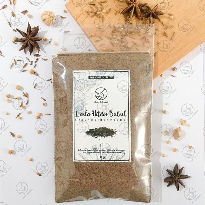

HJK 100gr Lada Hitam Bubuk / Blackpepper Powder