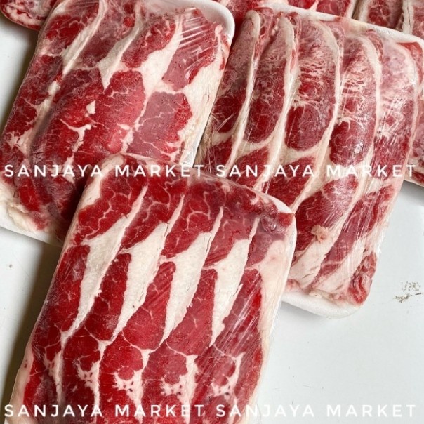 

HJK Daging sapi slice sukiyaki yakiniku tipis impor USA