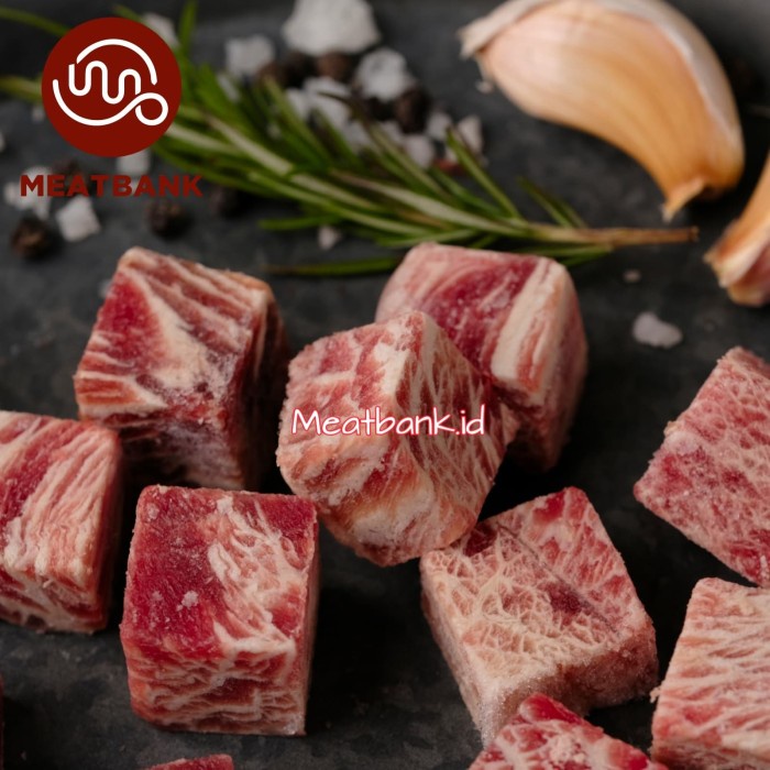 

HJK MEATBANK SAIKORO WAGYU Beef Steak Meltique Daging Teppanyaki Yakiniku