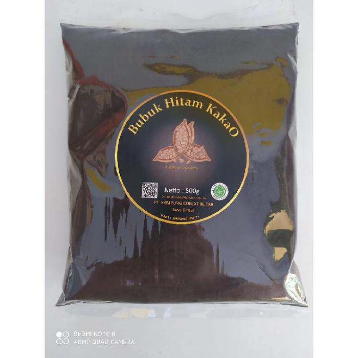 

Black Cocoa Powder [500 Gram] Kampung Coklat Blitar Free Bubble wrap