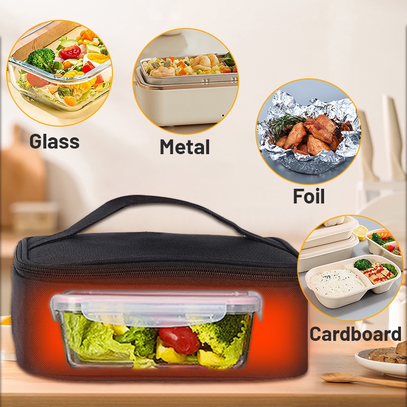USB Electric Heating Lunch Bag Food Heater Warmer Container Packet Waterproof Portable Electric Lunc