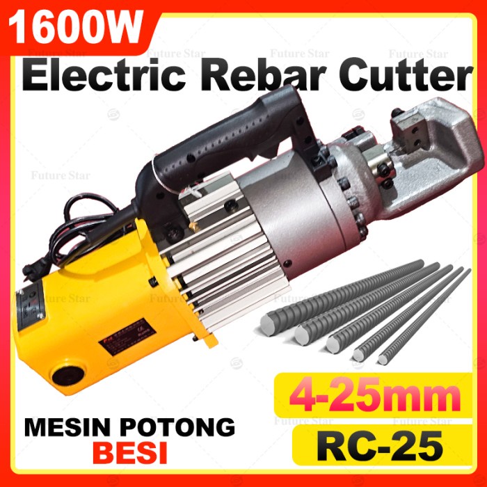 Electric Rebar Cutter Portable Mesin Potong Beton Alat Pemotong Besi Elektrik Listrik Bar Cutting
