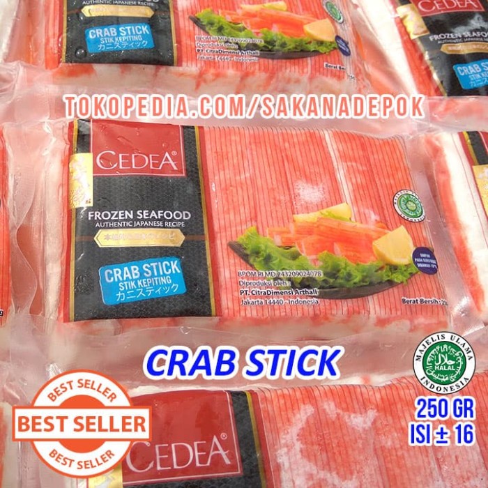

HJK CEDEA Crab Stick Steamboat Stik Daging Kepiting Promo Grosir Murah
