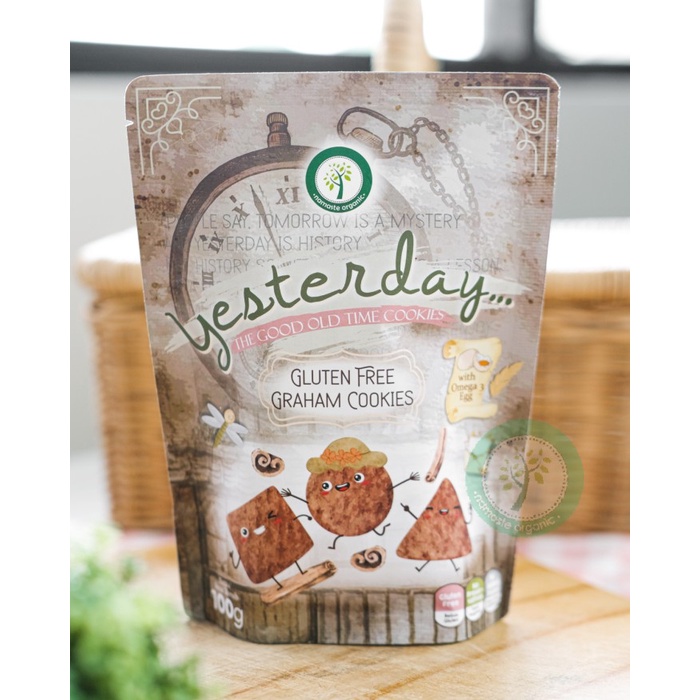 

HJK YESTERDAY - GLUTEN FREE GRAHAM COOKIES 100GR