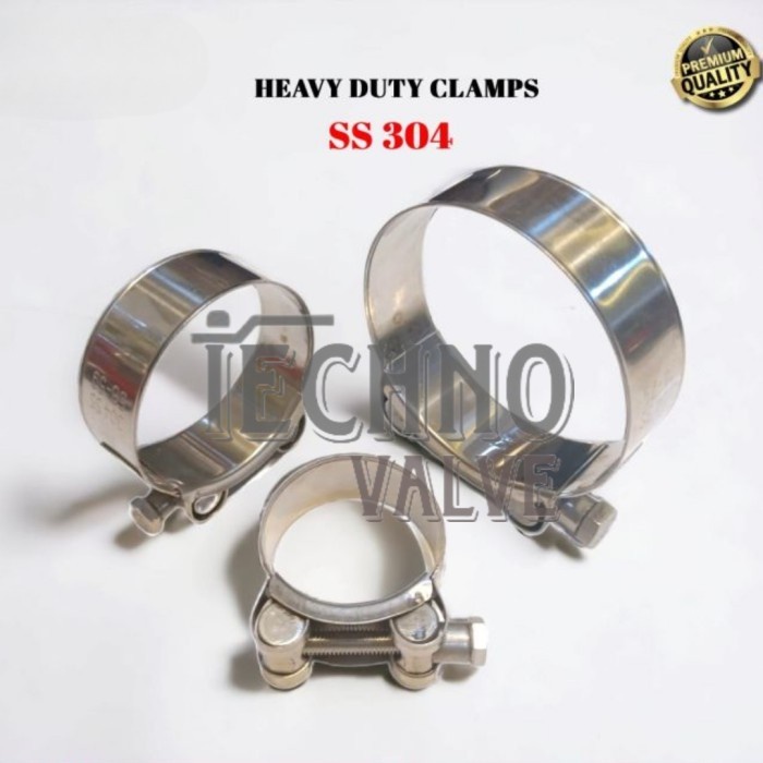 CLAMP HOSE / CLAMP SUPERIOR STAINLESS STEEL SS304 64-67 MM