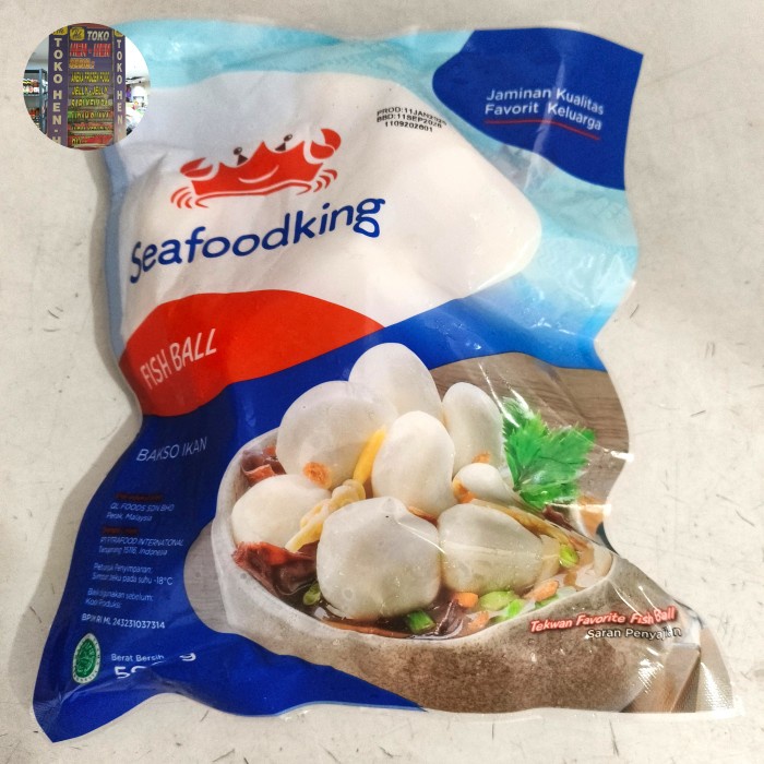 

Bakso Ikan Besar Seafoodking Lezat Halal / Big Fish Ball Seafood King 500gr