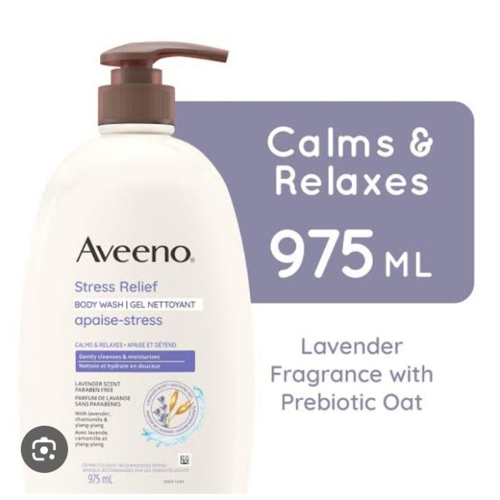 AVEENO BODY WASH DAILY MOISTURIZING STRESS RELIEF 1L
