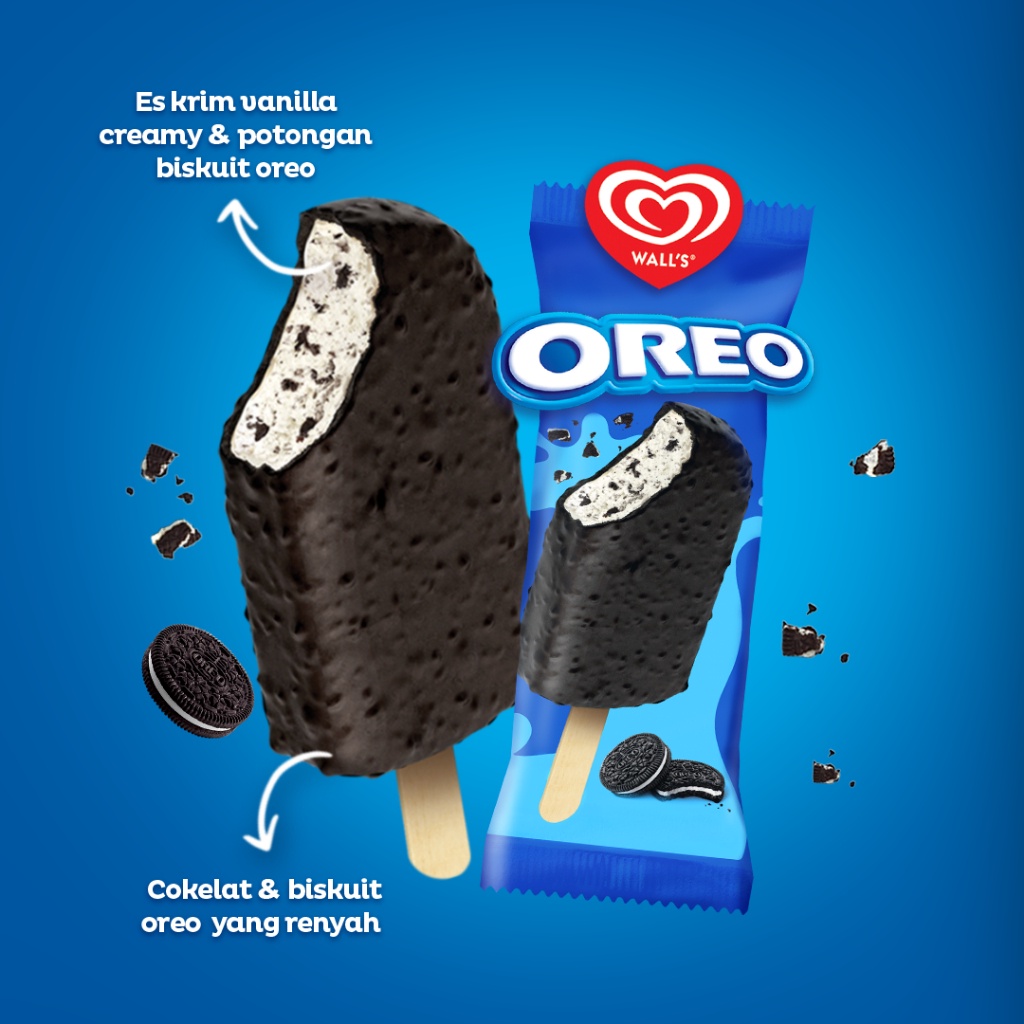 

Wall's Oreo Stick 80ml - Es Krim / Ice Cream Wall's