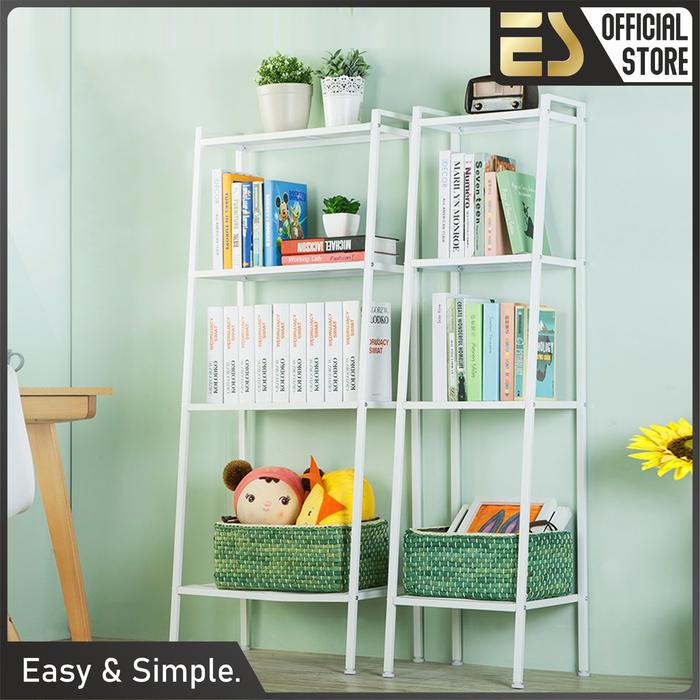 PROMO_ [COD] ES Rak Buku Rak Display Rak Aesthetic Rak Kamar Rak Pajangan Furniture Lemari Besi