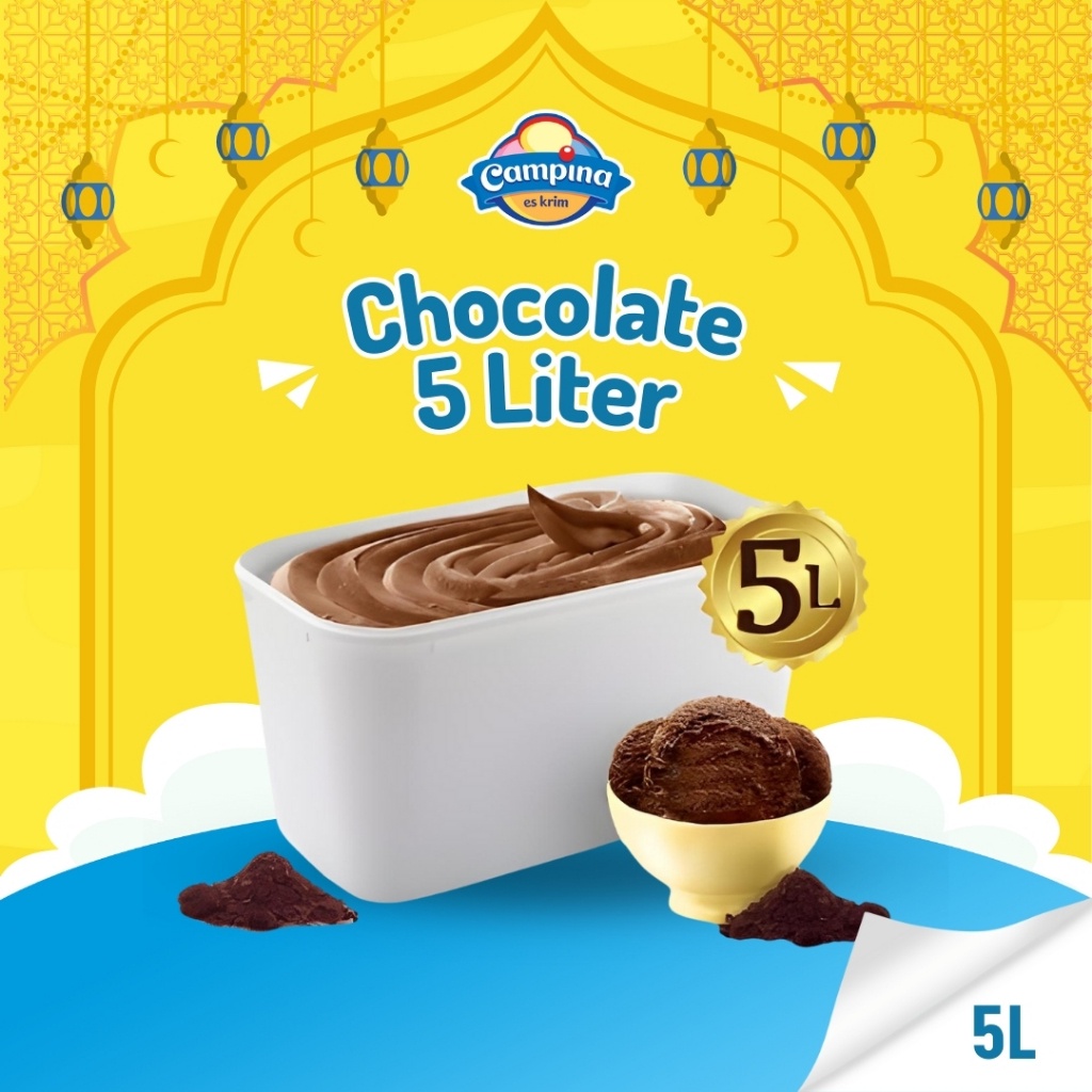 

Campina 5 Liter Chocolate - Es Krim