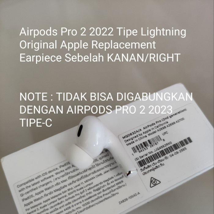 Earpiece Airpods Gen 2 KANAN Airpods Gen 2 KANAN RIGHT Harga MurahBebas OngkirTerbatasTermurah