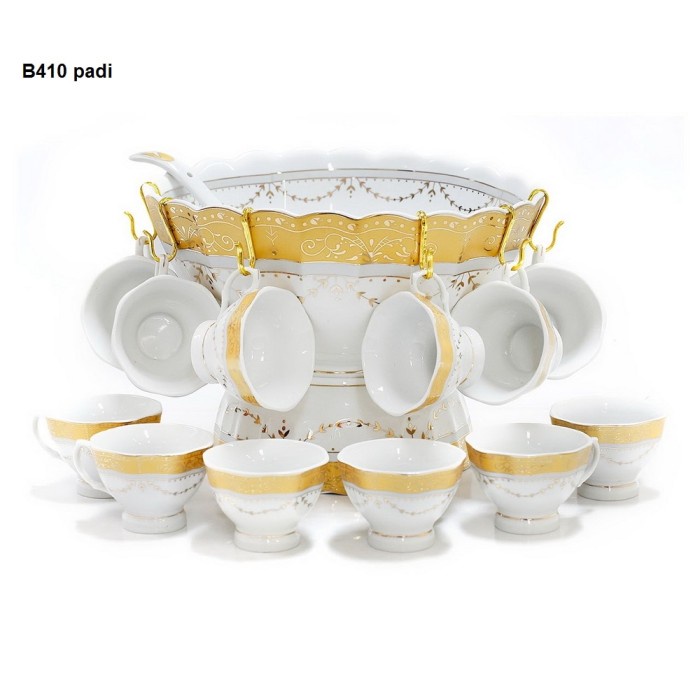 Wadah Es Buah, Sup B410 (Bowl Set) Vicenza Motif Padi, Garansi Kirim - Asli