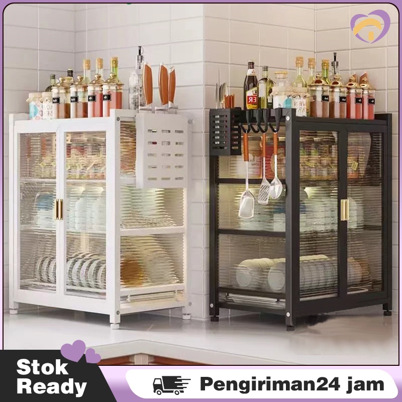 Rak Lemari Dapur /Rak Piring Tertutup /Lemari Piring Minimalis/Rak Cuci Piring /Rak Piring Stainless