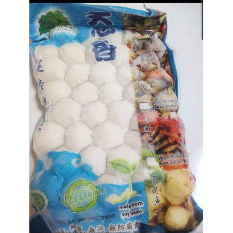 

Tian En Xiang Fish Ball Vegan 450 gr / Bakso Vegetarian / Baso Ikan / Evergreen / Two Leaves